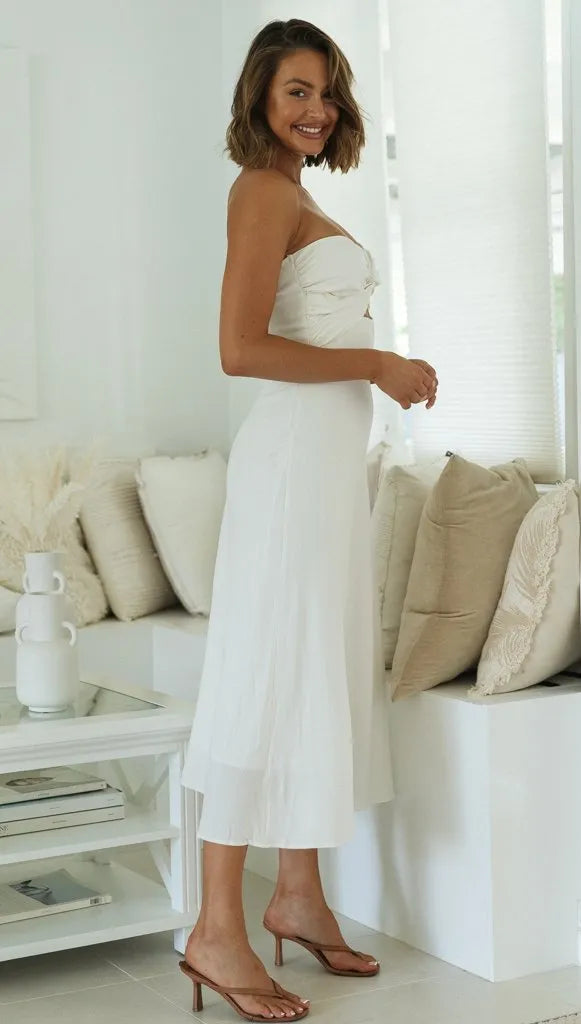 Women's Wrap Top Maxi Dress