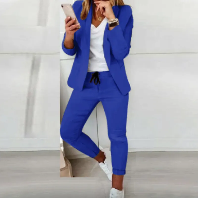 Women's Blazer and Trousers Office Set