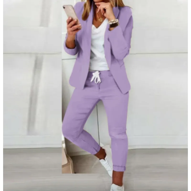 Women's Blazer and Trousers Office Set
