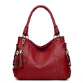 Women's Soft Vegan Leather Crossbody Shoulder Bag