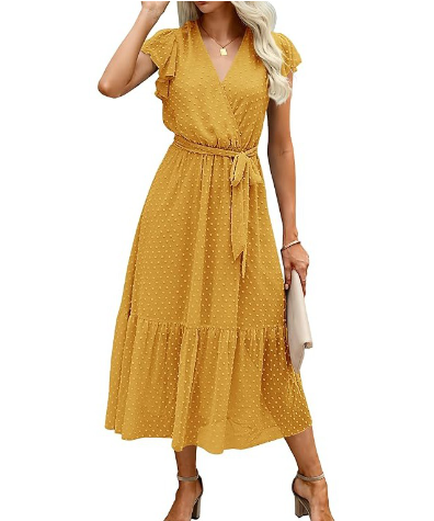 Women's French Vintage-Style Summer Dress