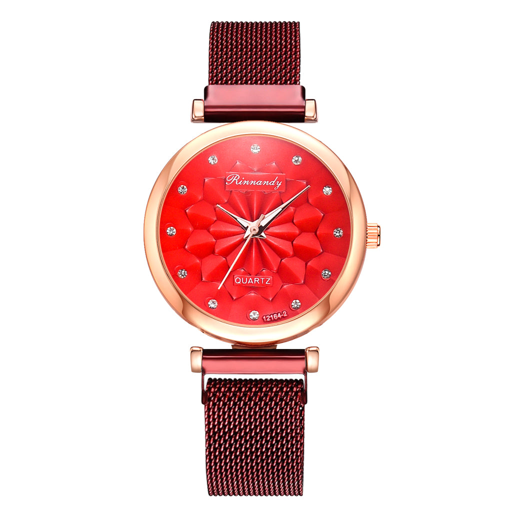 Women's Watch and Bracelet Gift Set – 5 Pieces