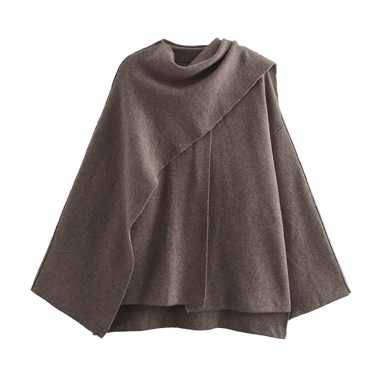 Women's Scarf-Detail Knit Cardigan