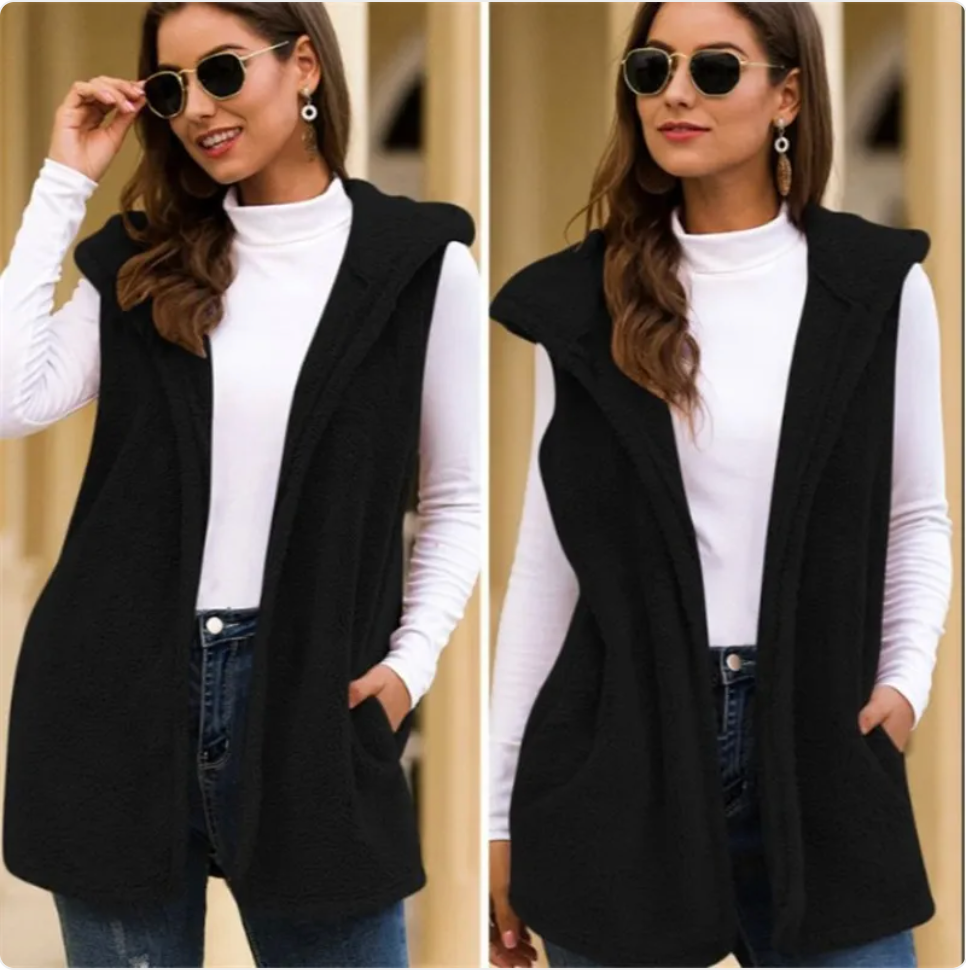 Women's Vest Jacket with Pockets