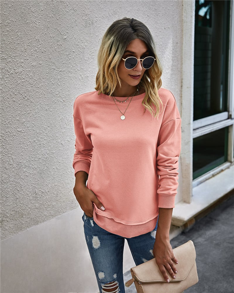 Women's Asymmetric Stitch Knit Sweater