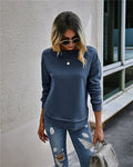 Women's Asymmetric Stitch Knit Sweater