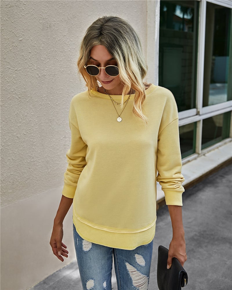 Women's Asymmetric Stitch Knit Sweater