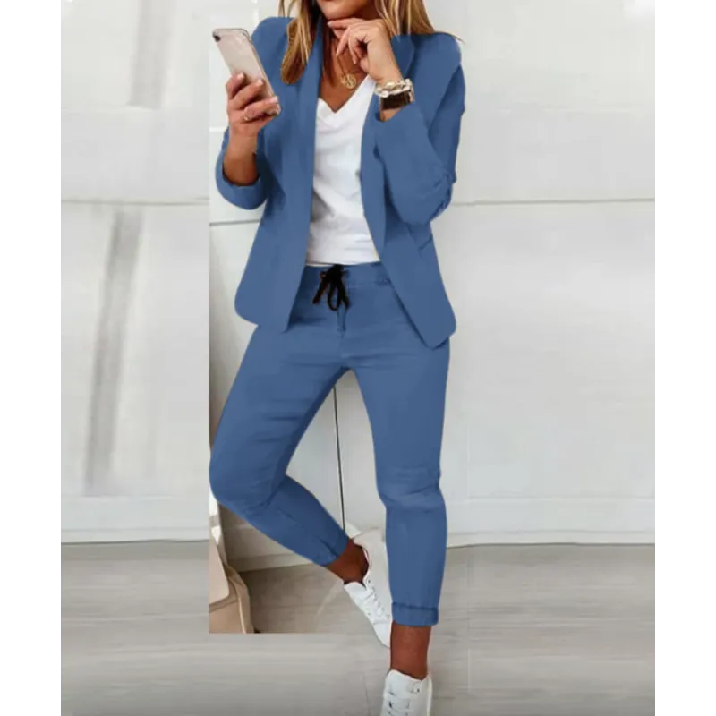 Women's Blazer and Trousers Office Set