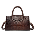 Women's Faux Crocodile Messenger Bag