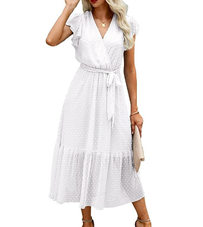 Women's French Vintage-Style Summer Dress