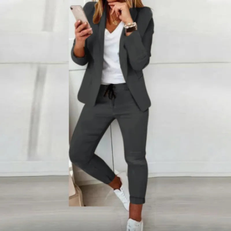Women's Blazer and Trousers Office Set