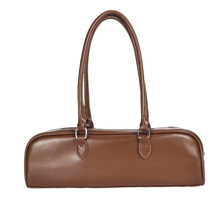 Women's Vegan Leather Baguette Bag