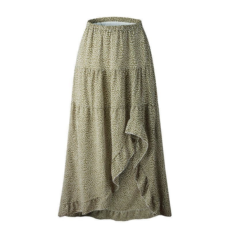Women's Polka Dot Midi Skirt