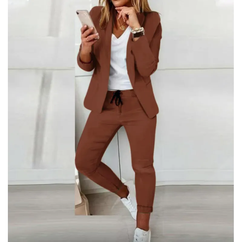 Women's Blazer and Trousers Office Set