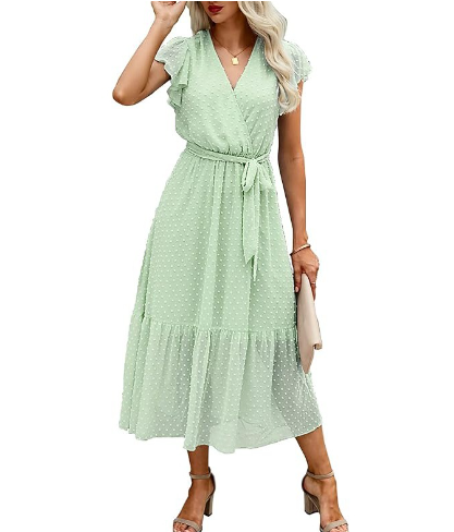Women's French Vintage-Style Summer Dress