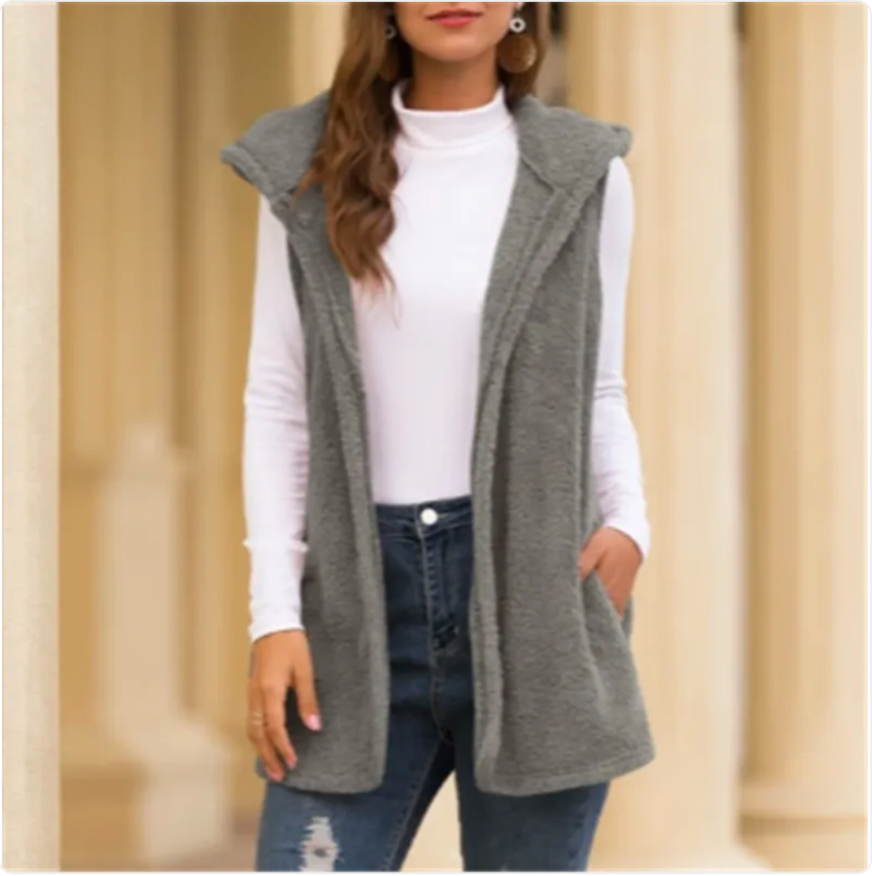Women's Vest Jacket with Pockets