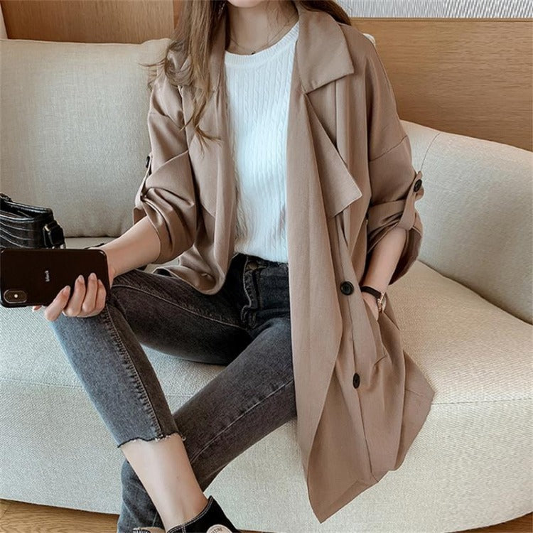 Men's Mid-Length Loose Fit Jacket