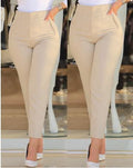 Women's Casual Cropped Skinny Pants