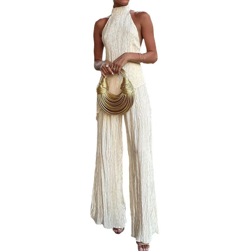 Women's Backless Two-Piece Set