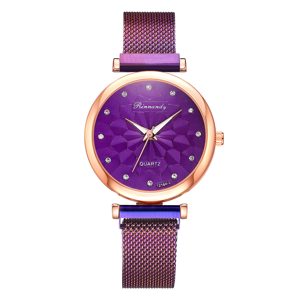 Women's Watch and Bracelet Gift Set – 5 Pieces