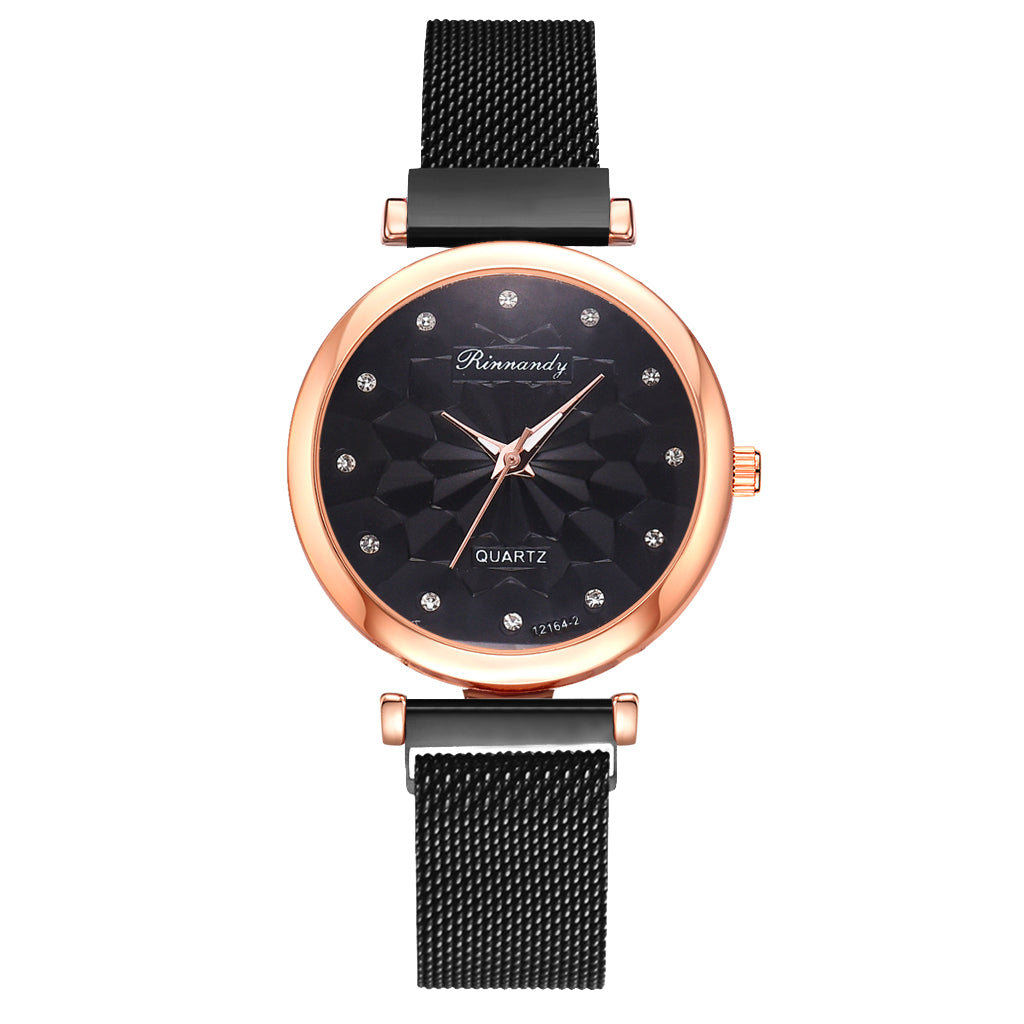 Women's Watch and Bracelet Gift Set – 5 Pieces