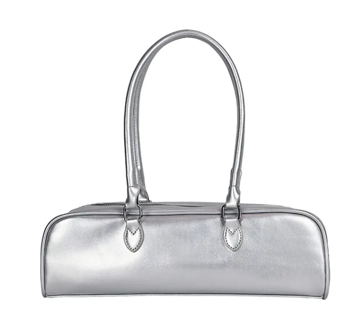 Women's Vegan Leather Baguette Bag