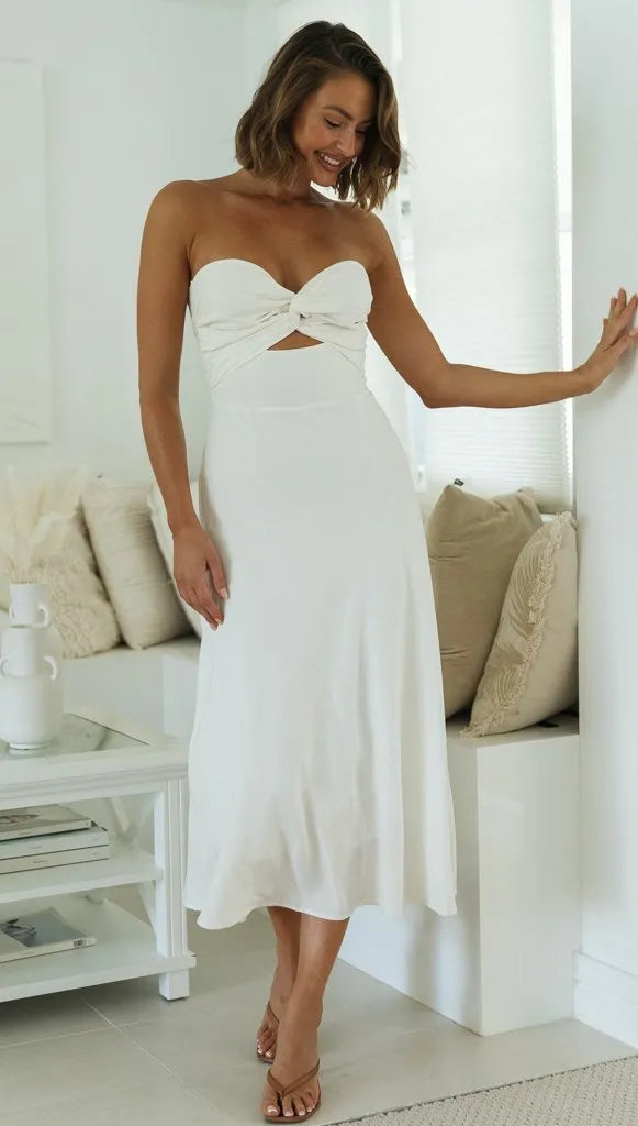 Women's Wrap Top Maxi Dress