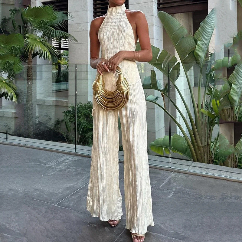 Women's Backless Two-Piece Set